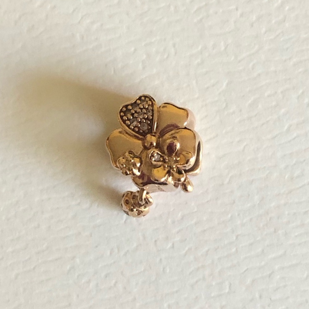 Authentic Pandora 14K Rose Gold Plated Charm.NWOT.